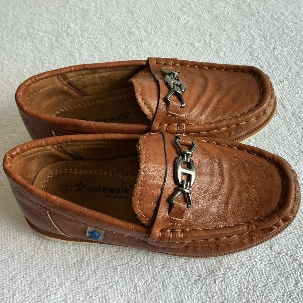 Babyhug Stylish Brown Kids Loafers